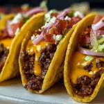 Loaded Cheeseburger Tacos