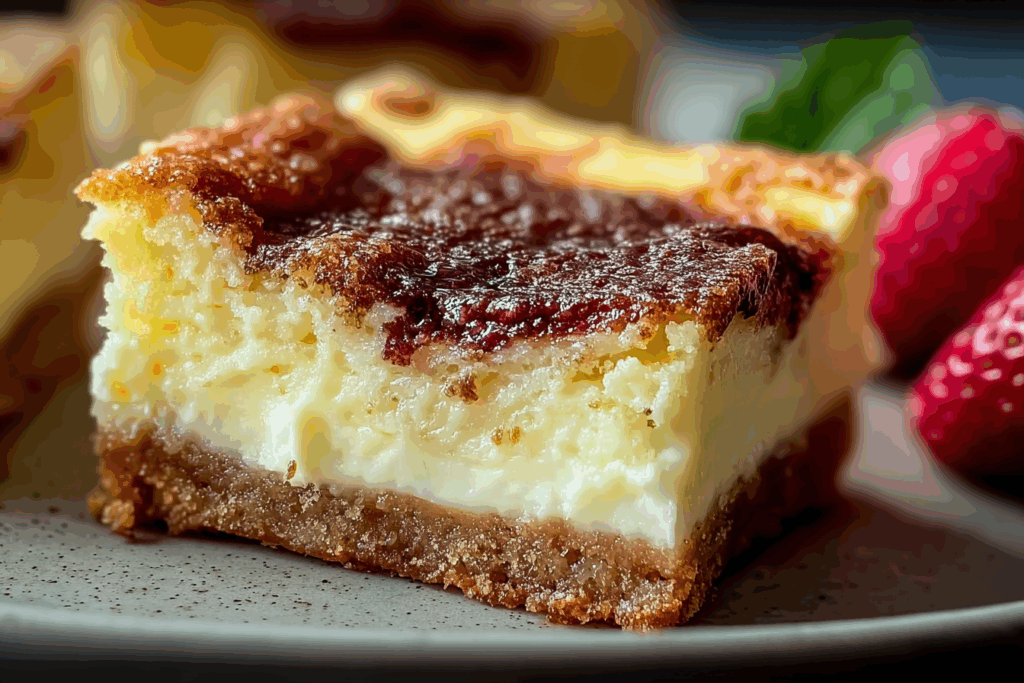 Gooey Butter Cream Cheese Cake Mix Bars