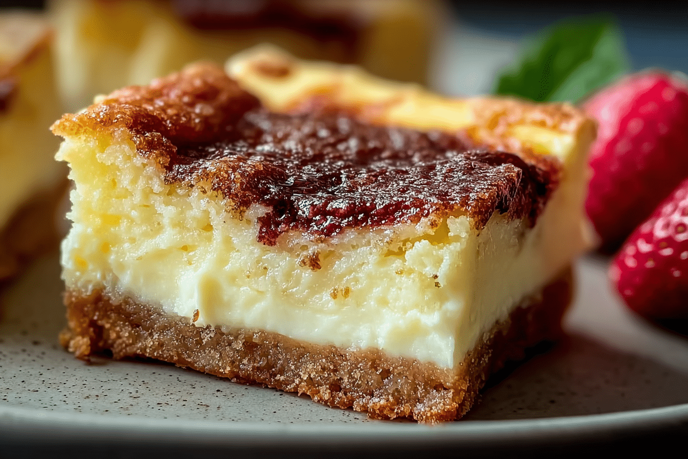 Gooey Butter Cream Cheese Cake Mix Bars