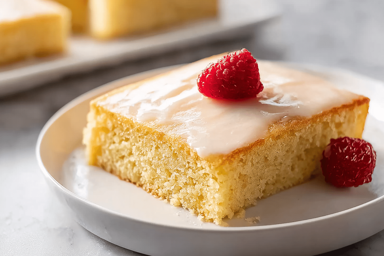 White Texas Sheet Cake