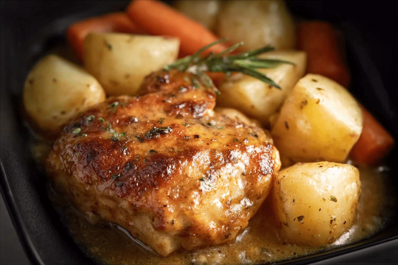 Crockpot Ranch Chicken and Potatoes
