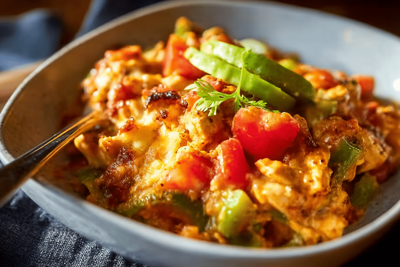 Fajita Chicken Casserole