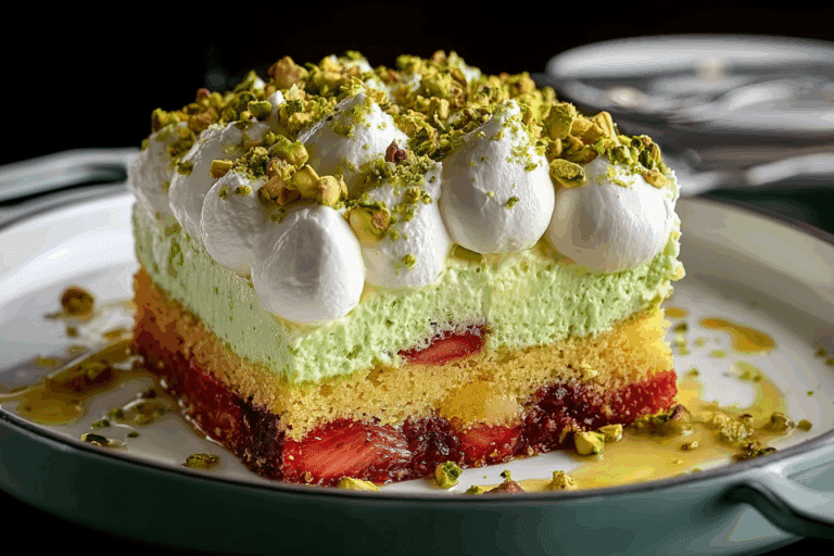 Tropical Pistachio Bliss Cake
