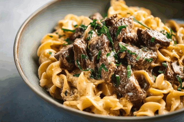 Beef Stroganoff