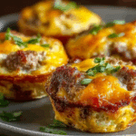 Sausage, Egg, and Cheese Bisquick Muffins