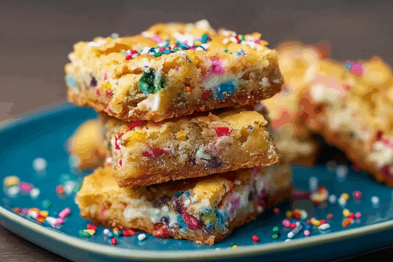 Easy Funfetti Gooey Bars Recipe