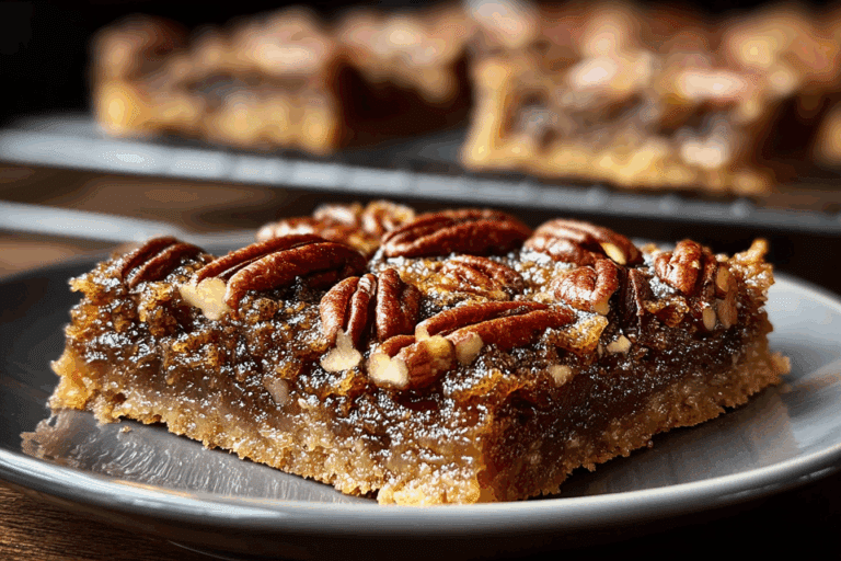 Lazy Girl Pecan Pie Bars