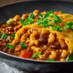 Sloppy Joe Mac & Cheese Wrap