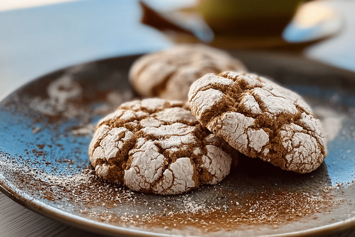 Cinnamon Coffee Crinkles