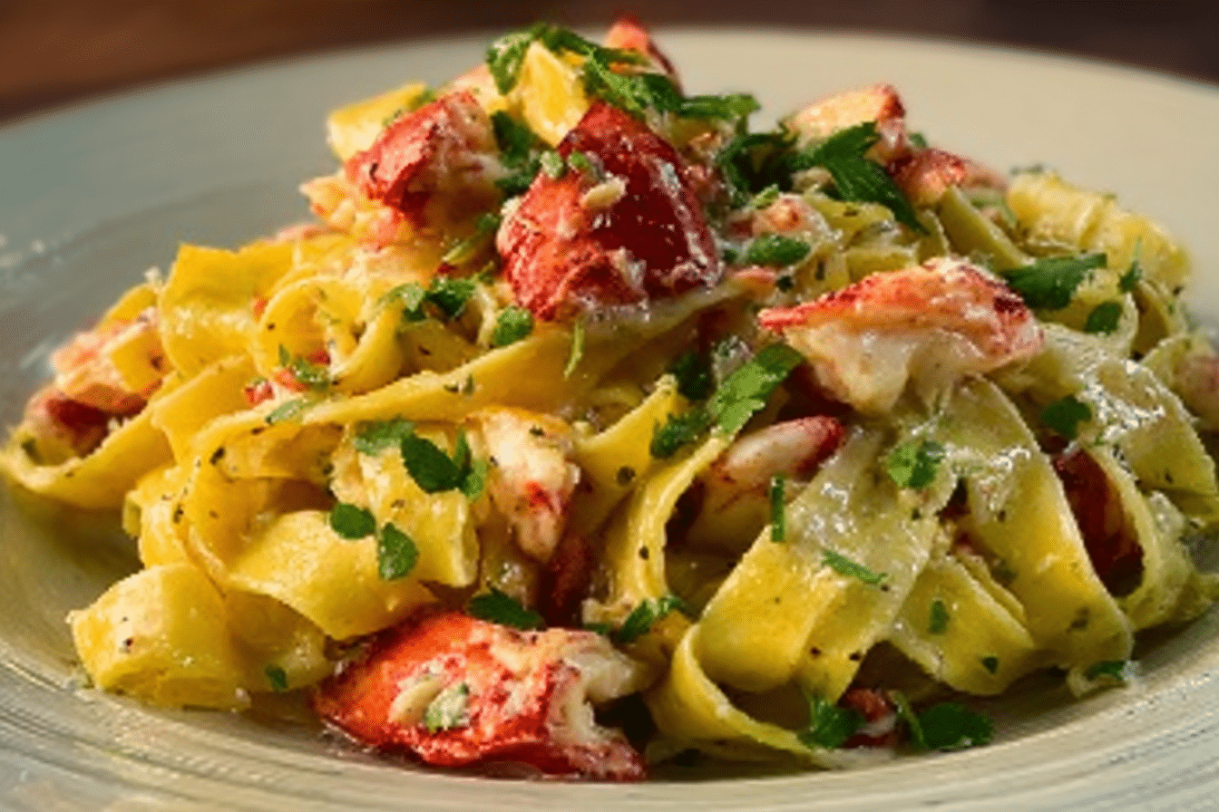 Lobster Fettuccine Alfredo