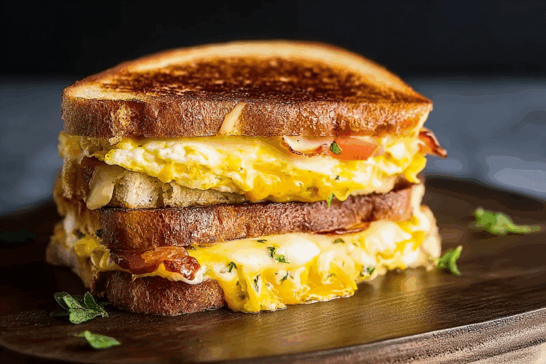 Breakfast Grilled Cheese Sandwich