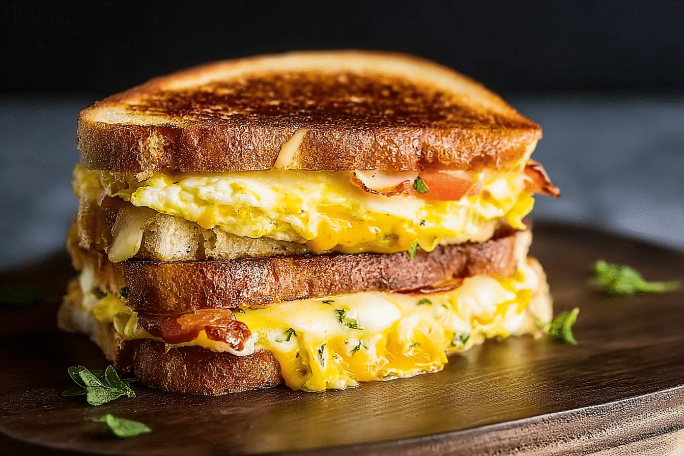 Breakfast Grilled Cheese Sandwich