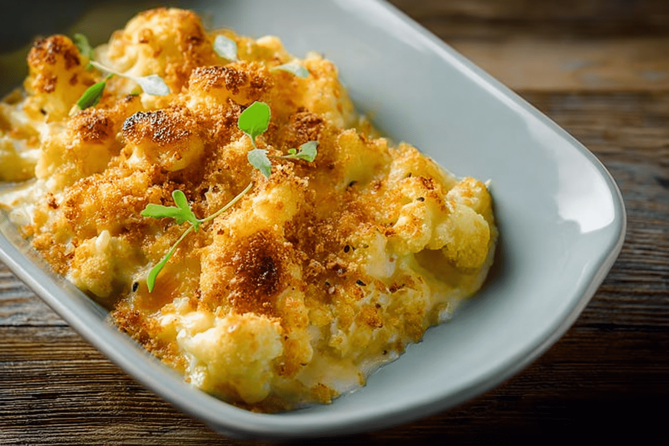 Cheesy Cauliflower Casserole