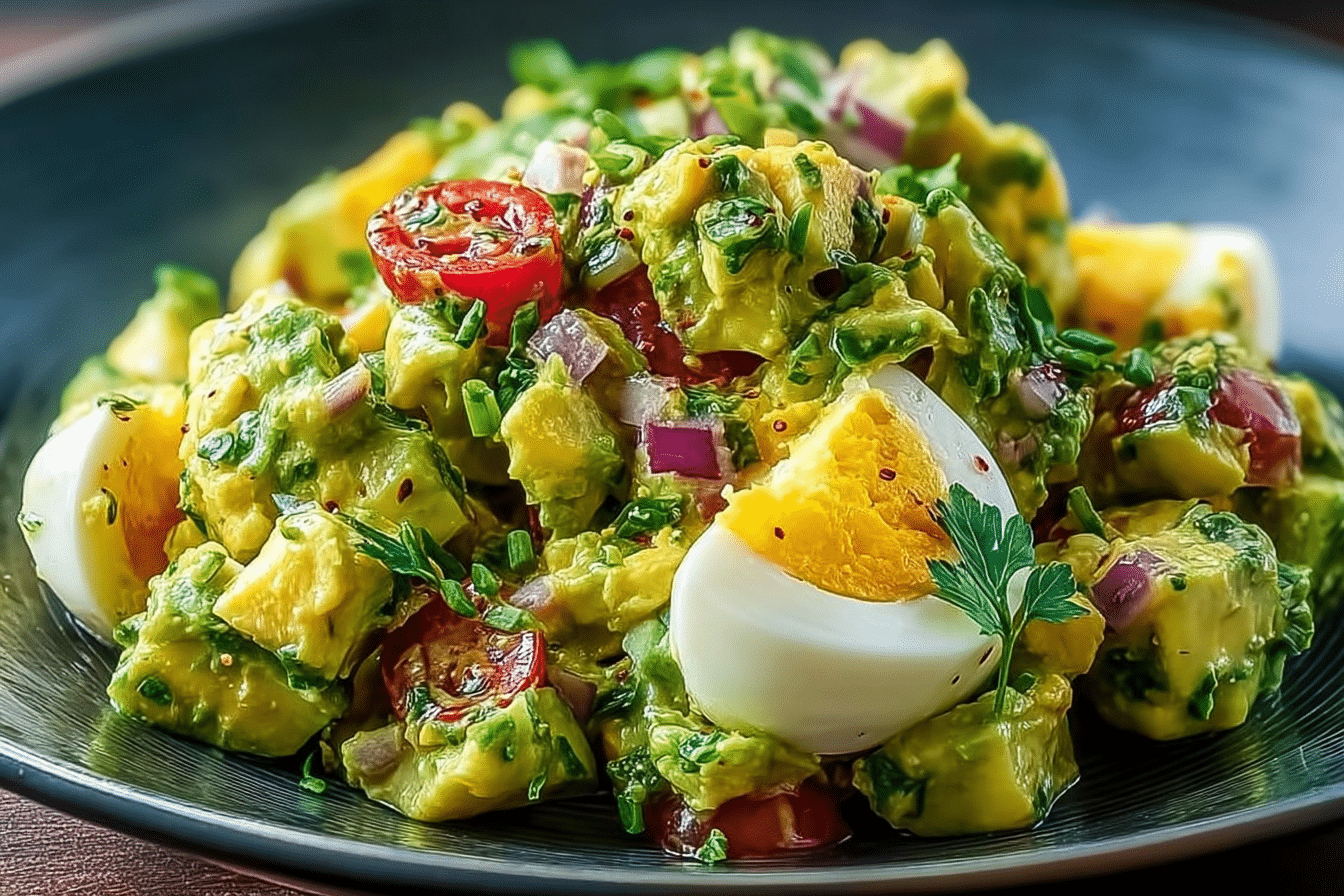 Chunky Avocado Egg Salad