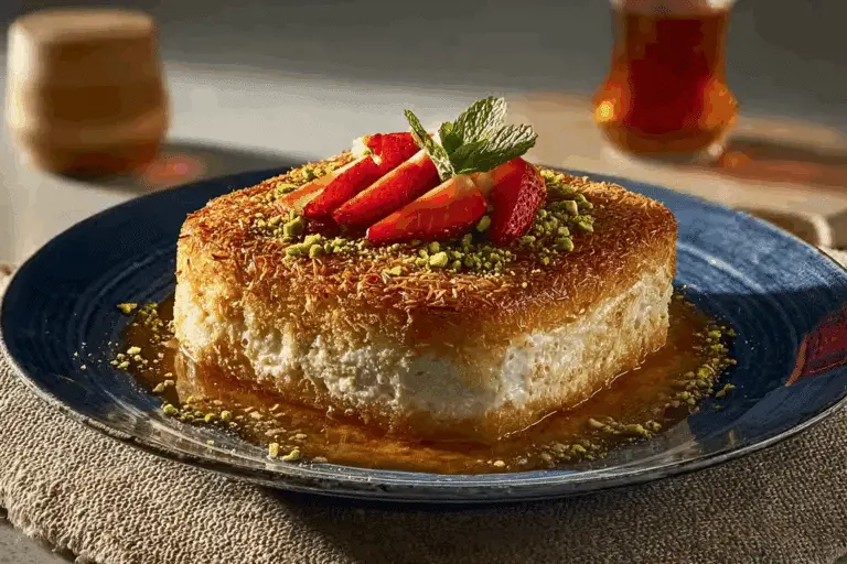 Kunafa Cream Dessert in a Jar