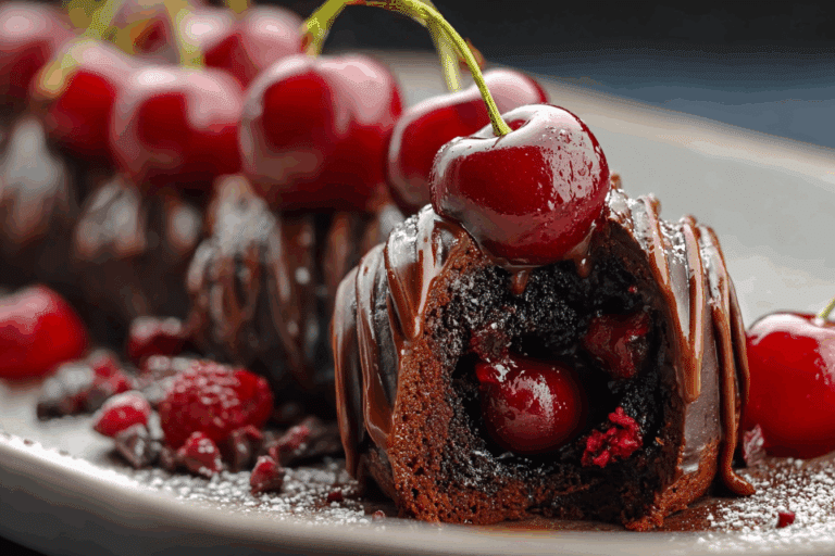 Boozy Chocolate Brownie Cherry Bombs