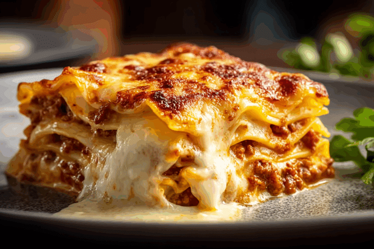 Parmesan Garlic Cheeseburger Lasagna