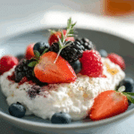 Triple Berry Cottage Cheese Breakfast Delight