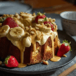 Mile High Banana Pudding Pound Cake