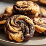 Swirled Brownie Cookies with a Peanut Butter Twist