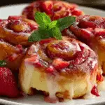 Strawberry Cheesecake Cinnabon Rolls