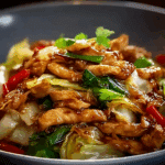 Chinese Chicken Cabbage Stir-Fry