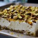 No-Bake Honey Pistachio Ricotta Bars