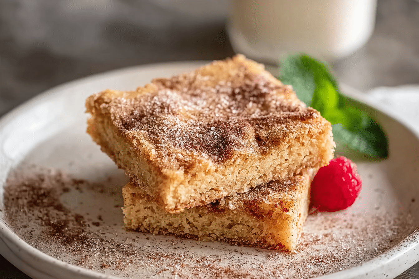 Chewy Snickerdoodle Cookie Bars