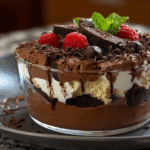 Chocolate Brownie Mousse Trifle