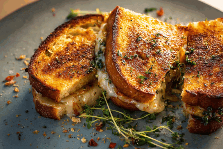 Garlic Bread Grilled Cheese Recipe That’ll Blow Your Mind