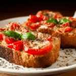 Tomato Basil Garlic Bread