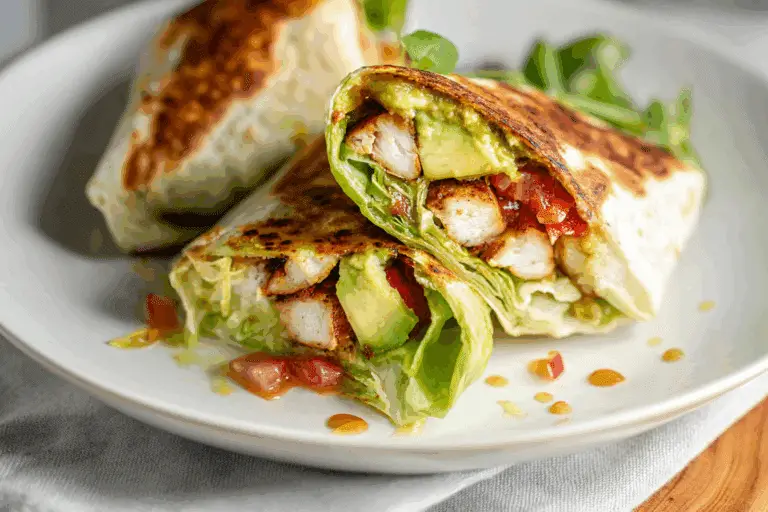 Grilled Avocado Chicken Wraps