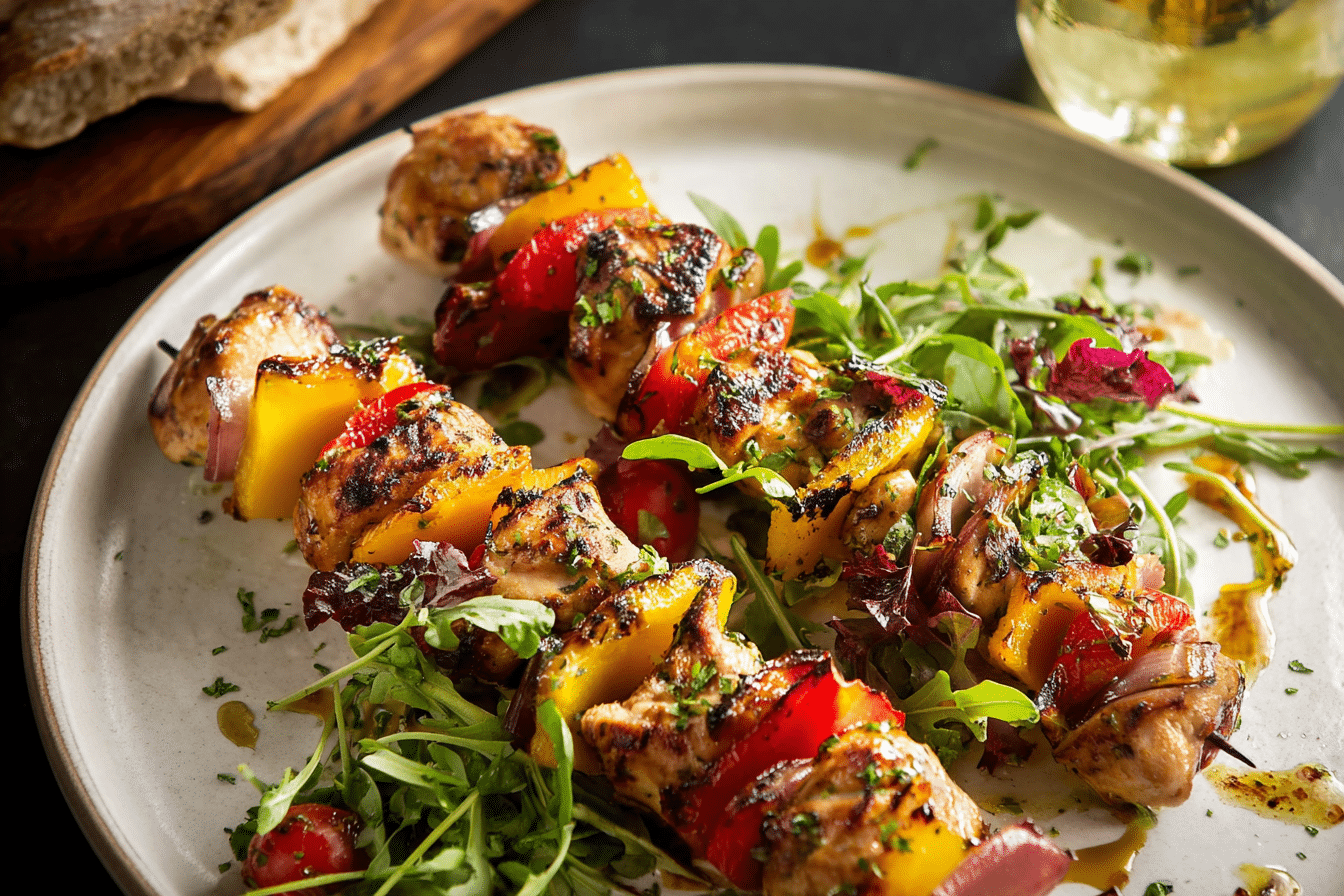 Grilled Chicken Kabobs