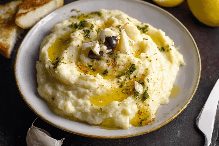 Skordalia – Greek Garlic and Potato Dip