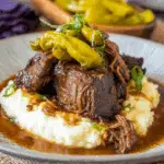 The BEST Mississippi Pot Roast Recipe (Slow Cooker)