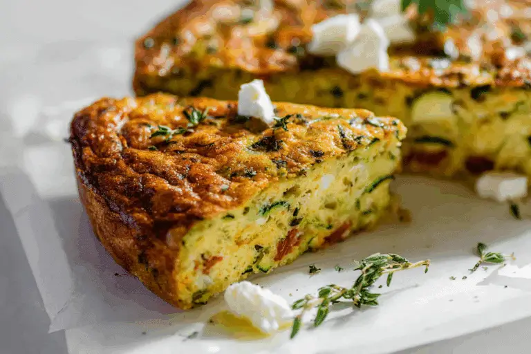 Crustless Zucchini Pie With Feta (Gluten-Free)