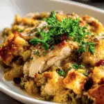 Easy Chicken and Stuffing Casserole