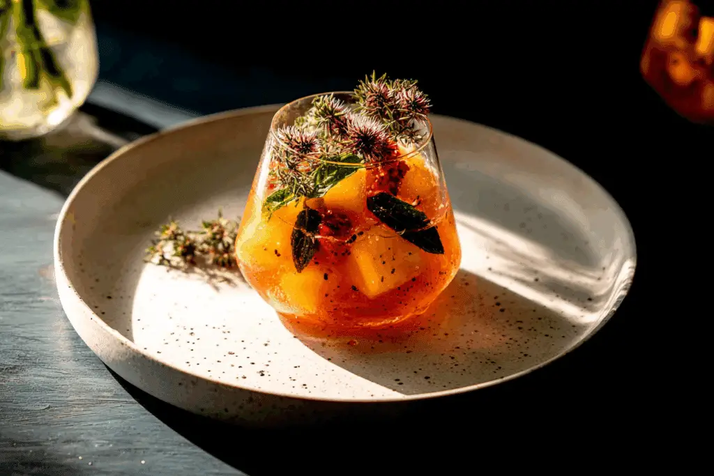 Peach Thyme Smash