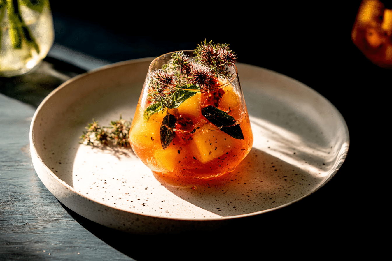 Peach Thyme Smash