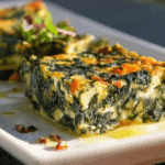 Spinach and Cheese Squares
