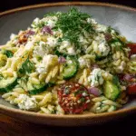 Orzo & Feta Salad with Dill & Cucumber