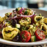 Mediterranean Tortellini Salad with Artichokes & Olives