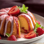 Strawberry Cream Cheese Pound Cake
