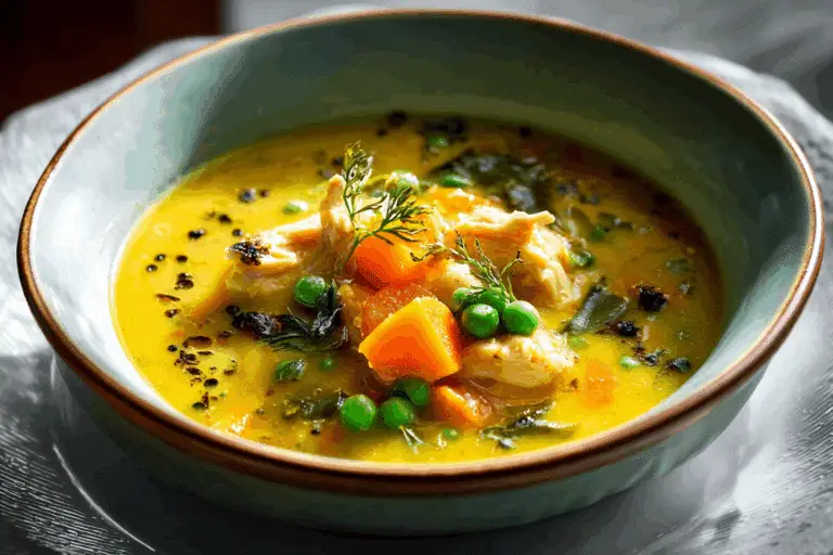 Anti-Inflammatory Chicken and Coconut Soup