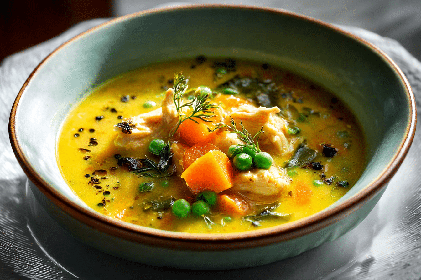 Anti-Inflammatory Chicken and Coconut Soup