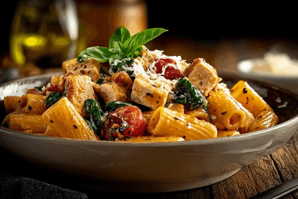 Tuscan Chicken Rigatoni