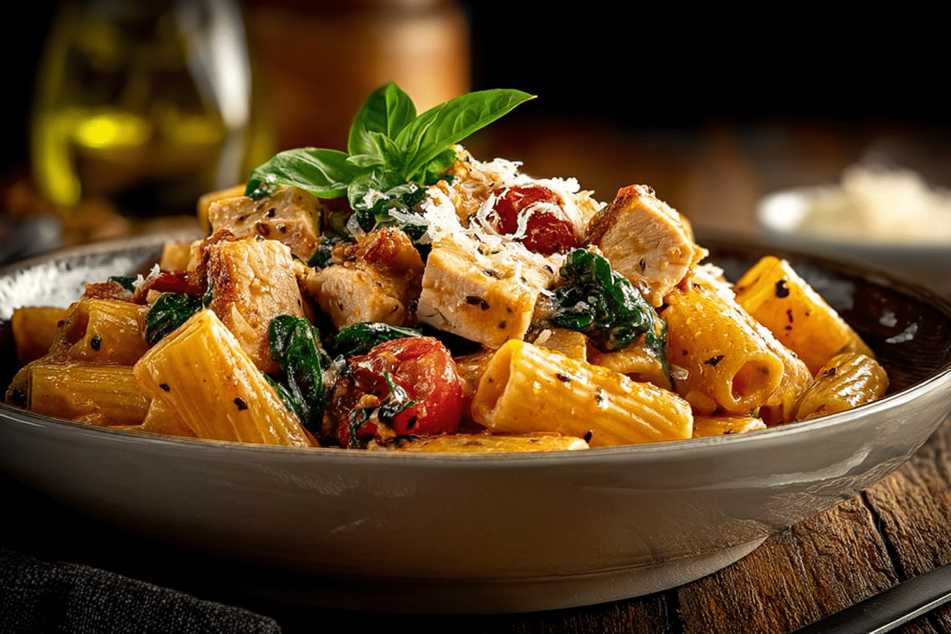 Tuscan Chicken Rigatoni