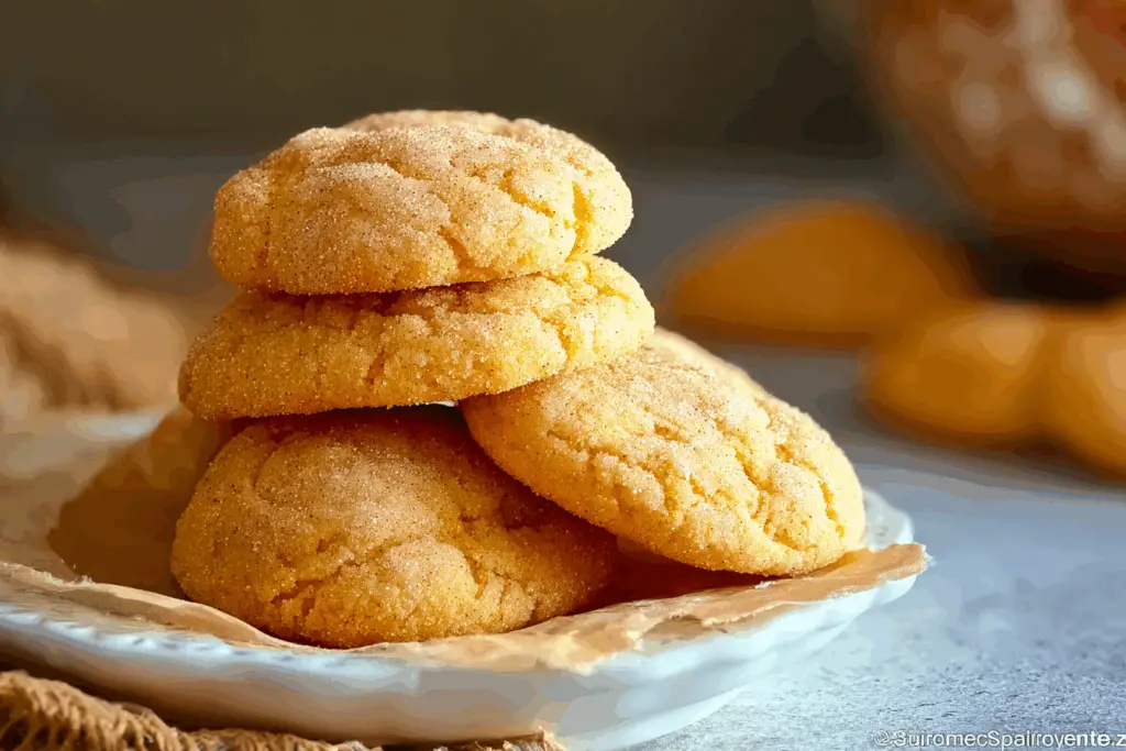 Soft Batch Pumpkin Sugar Cookies