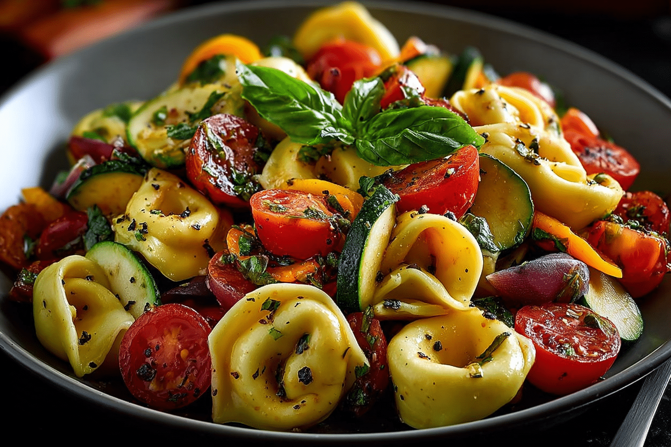 ITALIAN TORTELLINI & VEGGIE PASTA SALAD