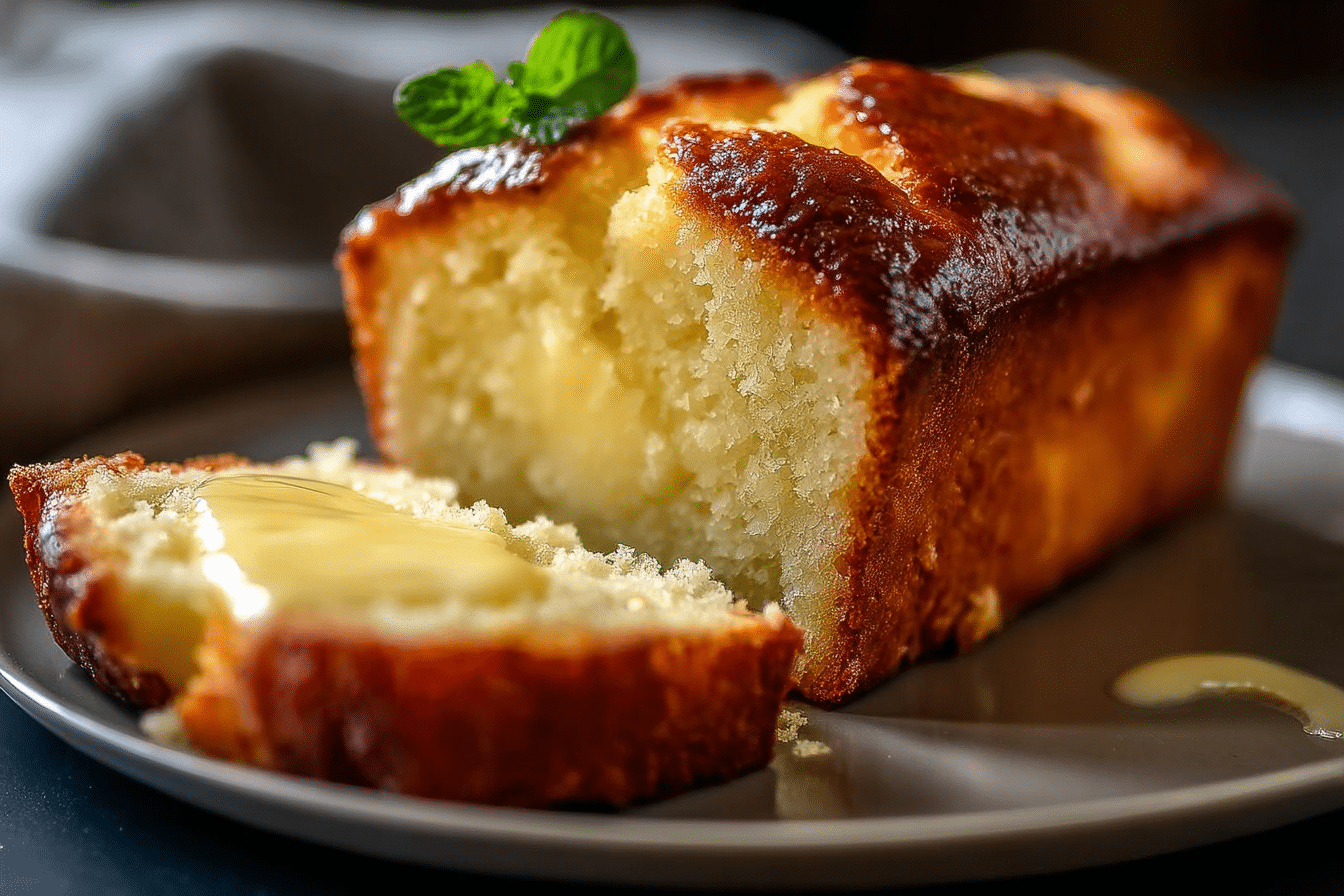 Golden-Brown Keto Sweetened Condensed Milk Bread with a Soft, Fluffy Crumb